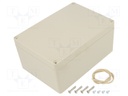 Enclosure: multipurpose; X: 121mm; Y: 171mm; Z: 80mm; Ritec; ABS; IP65