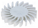 Heatsink; LED; Ø: 70mm; H: 10mm; 2.28K/W