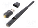 WiFi adapter; USB 1.1,USB 2.0; 433Mbps; Communication: USB