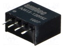 Converter: DC/DC; 1W; Uin: 10.8÷13.2V; 9VDC; Iout: 110mA; SIP4; 1.8g