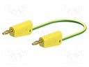 Test lead; 60VDC; 30VAC; 19A; banana plug 4mm,both sides