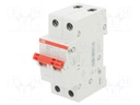 Switch-disconnector; Poles: 2; DIN; 32A; 415VAC; SHD200; IP20,IP40