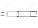Tip; chisel; 3x1mm; longlife