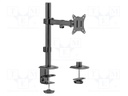 Monitor holder; 9kg; 17÷32"; Arm len: 200mm; for one monitor