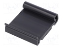 DIN rail mounting bracket; Mat: PVC; 40mm; Rail: TS35