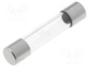 Fuse: fuse; time-lag; 1.6A; 250VAC; cylindrical,glass; 6,3x32mm