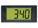 Indicator, DPM342, Current Loop, 4mA to 20mA, 3.5 Digits, 5 Vdc to 6 Vdc