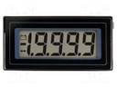 Voltmeter; digital,mounting; 0÷200mV,0÷2V; on panel; Char: 12.5mm