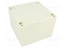 Enclosure: multipurpose; X: 120mm; Y: 120mm; Z: 90mm; ABS; IP65