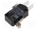 Microswitch SNAP ACTION; with lever (with roller); SPDT; Pos: 2