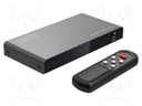 Switch; HDMI 2.0; black; Out: HDMI socket