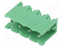 Pluggable terminal block; 5.08mm; ways: 4; straight; socket; male