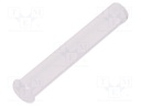 Fibre for LED; round; Ø3.4mm; Front: convex; straight; UL94V-2