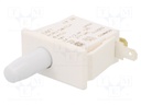 Switch: door; Pos: 2; SPDT; 10A/125VAC; Leads: 4,8x0,5mm connectors