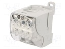 Splice terminal: distribution block; SUB; ways: 1; terminals: 10