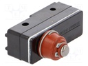 Microswitch SNAP ACTION; without lever,precise operation; SPDT