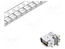 Socket; Connector: ix Industrial; IX; male; PIN: 10; A; gold-plated