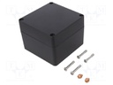Enclosure: multipurpose; X: 120mm; Y: 122mm; Z: 91mm; 68; aluminium