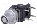 Switch: keypad; Pos: 2; SPST-NO; 0.05A/12VDC; Illumin: LED; white