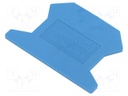 End piece; UK2.5; blue; polyamide