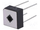 Single-phase bridge rectifier; Urmax: 1000V; If: 6A; Ifsm: 175A