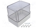 Enclosure: multipurpose; X: 125mm; Y: 175mm; Z: 150mm; MPC; IP66,IP67