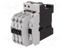 Contactor: 3-pole; NO x3; 24VDC; 16A; DIN,panel; CI 15; -40÷80°C