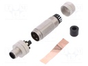 Plug; M12; PIN: 8; male; A code-DeviceNet / CANopen; for cable