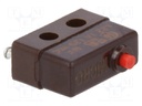 Microswitch SNAP ACTION; without lever; SPDT; 1A/250VAC; Pos: 2