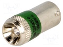 LED lamp; Colour: green; Cap: BA9S; 24VAC; 24VDC