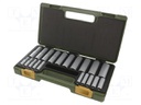 Key set; socket bits; Pcs: 20; Mounting: 1/2",1/4"