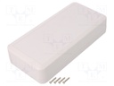 Enclosure: multipurpose; X: 80mm; Y: 165mm; Z: 35mm; LC; ABS; white