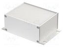 Enclosure: with panel; with fixing lugs; Filotec; X: 105mm; Y: 80mm