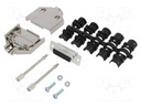 D-Sub HD; PIN: 26; female; shielded,metalized; straight; soldering
