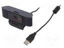 Webcam; black,blue; USB; Features: Full HD 1080p,PnP; 1.6m; 80°