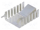 Heatsink: moulded; TO218,TO247,TO248; L: 32mm; W: 20mm; H: 9mm; plain