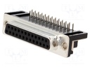 D-Sub; PIN: 25; socket; female; stamped and formed contacts; THT