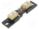 Current shunt; for DIN rail mounting; 150mV