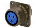 Connector: circular; Series: 97; socket; female; PIN: 3; soldering