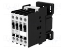 Contactor: 3-pole; NO x3; Auxiliary contacts: NO; 24VAC; 18A; CL