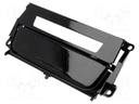 Radio mounting frame; BMW; 2 DIN; black gloss