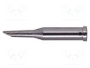 Soldering Tip, Hoof/60° Bevel, 2 x 16.6 mm, Soldering Station