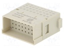 Connector: HDC; female; Han Modular Coax; PIN: 1; shielded; UL94V-0