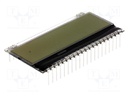 Display: LCD; alphanumeric; FSTN Positive; 16x2; white; 55x27.94mm