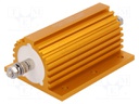Resistor: wire-wound; with heatsink; screw; 10Ω; 250W; ±1%