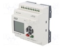 Programmable relay; IN: 8; Analog..in: 4; OUT: 4; OUT 1: relay; DIN