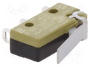 Microswitch SNAP ACTION; with lever; SPDT; ON-(ON); Pos: 2