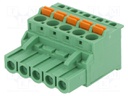 Pluggable terminal block; 5.08mm; ways: 5; angled 90°; plug; 320V
