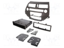 Radio mounting frame; Honda; 1 DIN,2 DIN; charcoal matte