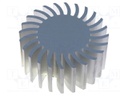 Heatsink; LED; Ø: 85mm; H: 37.5mm